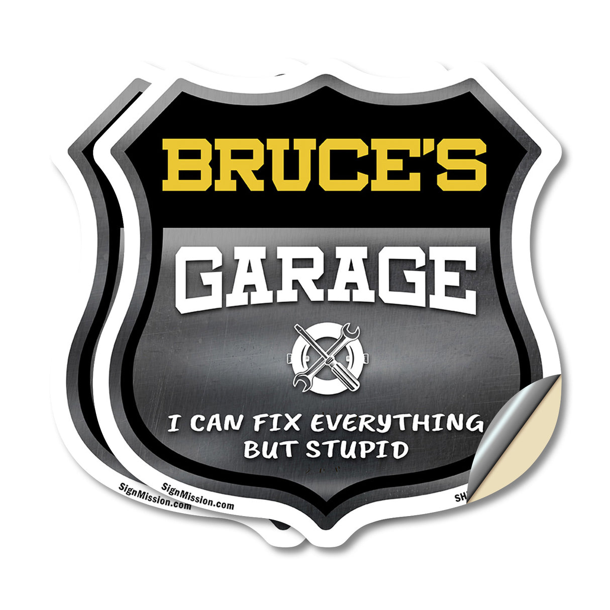Bruce's Garage I Can Fix Everything But Stupid