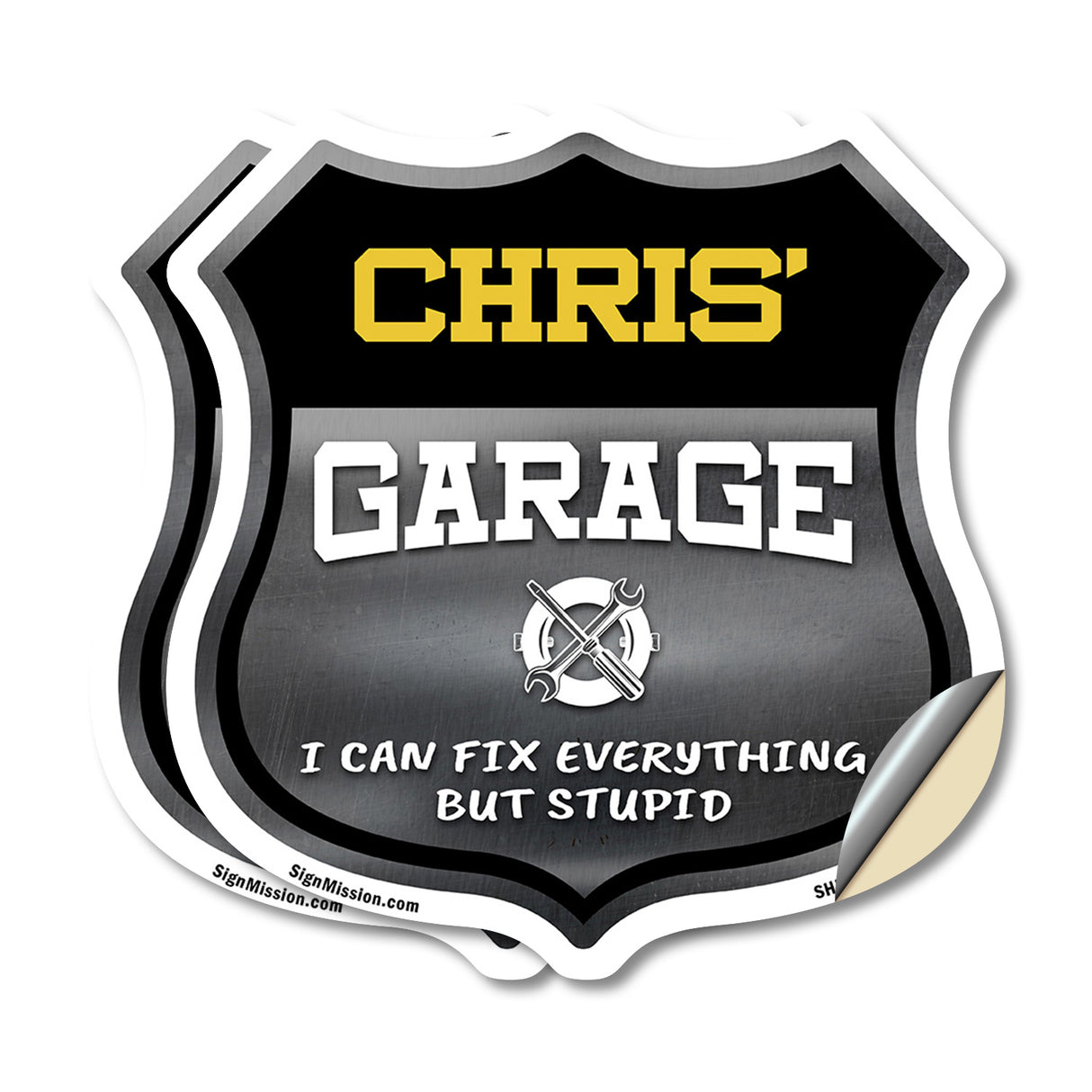 Chris's Garage I Can Fix Everything But Stupid