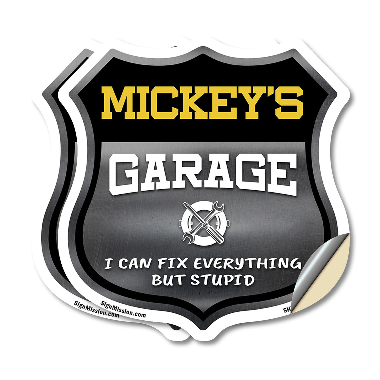 Mickey's Garage I Can Fix Everything But Stupid