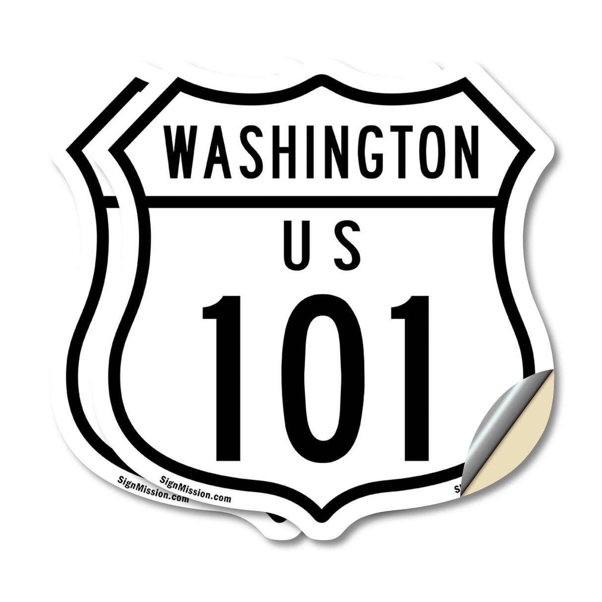 Washington Route Marker Shield Sign Us 101