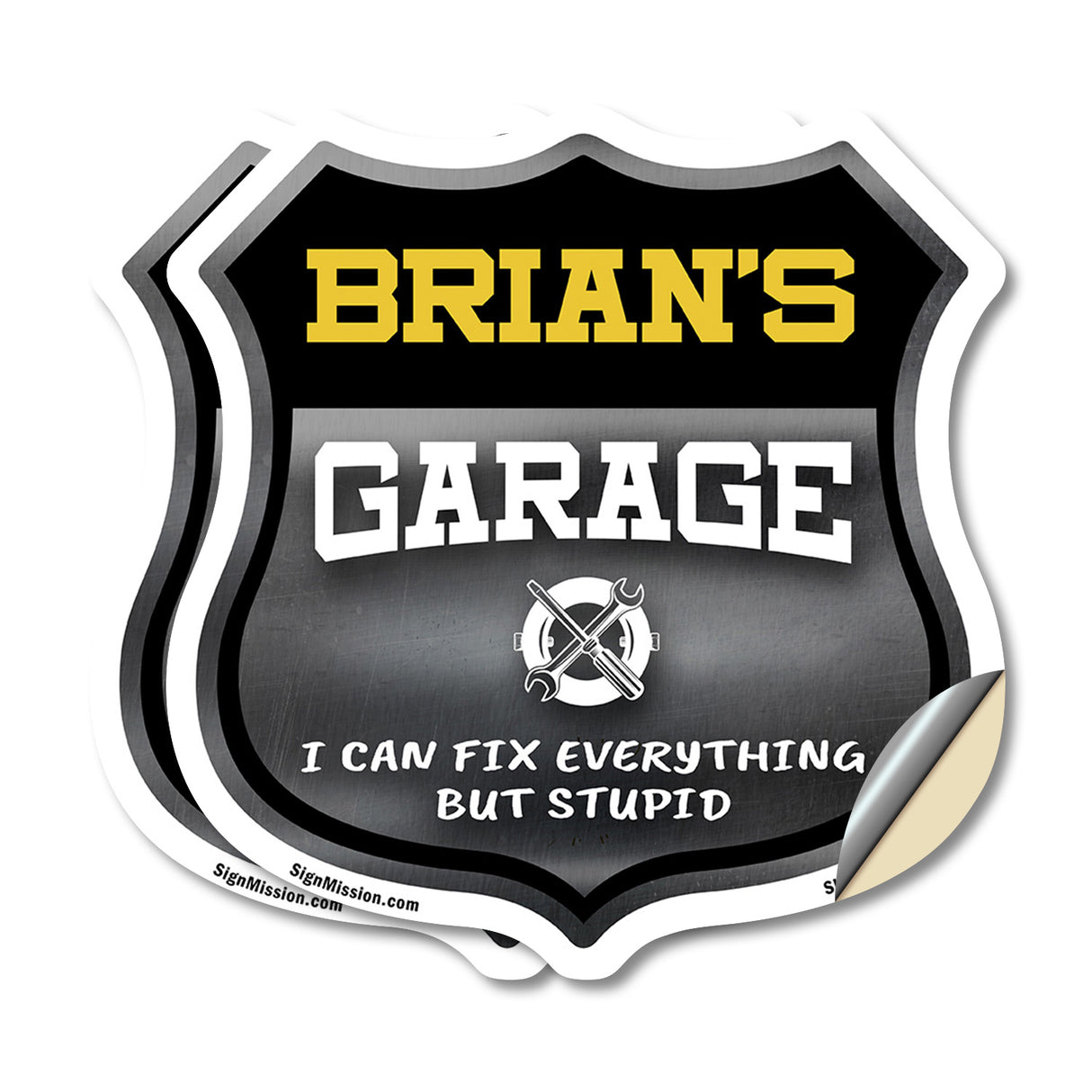 Brian's Garage I Can Fix Everything But Stupid