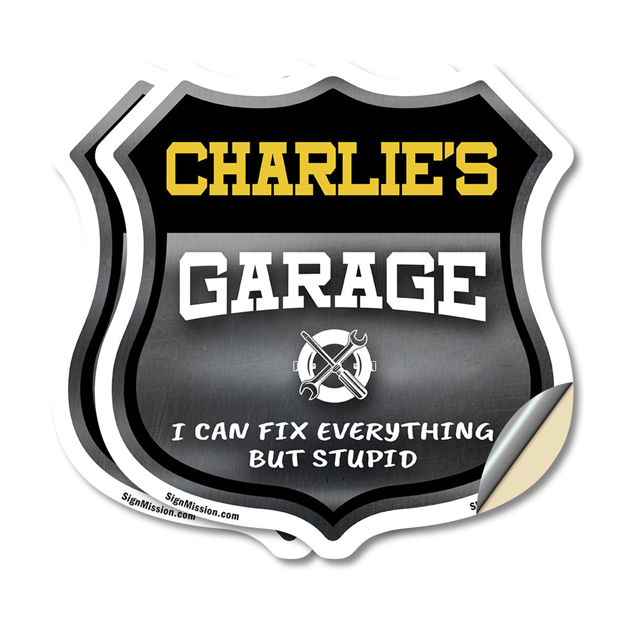 Charlie's Garage I Can Fix Everything But Stupid