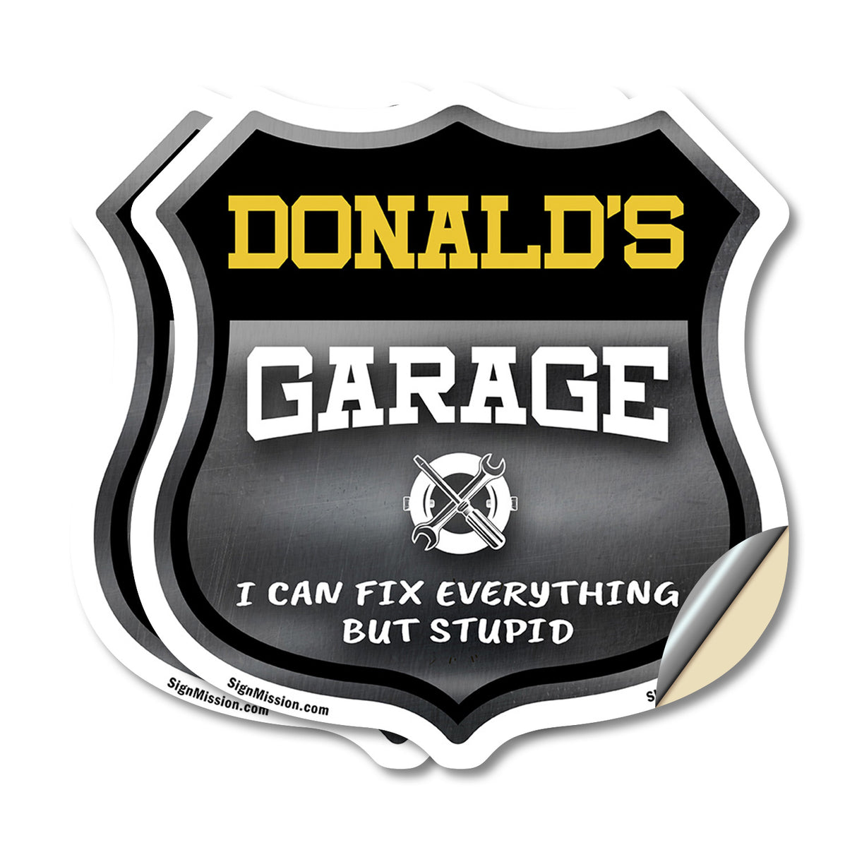 Donald's Garage I Can Fix Everything But Stupid