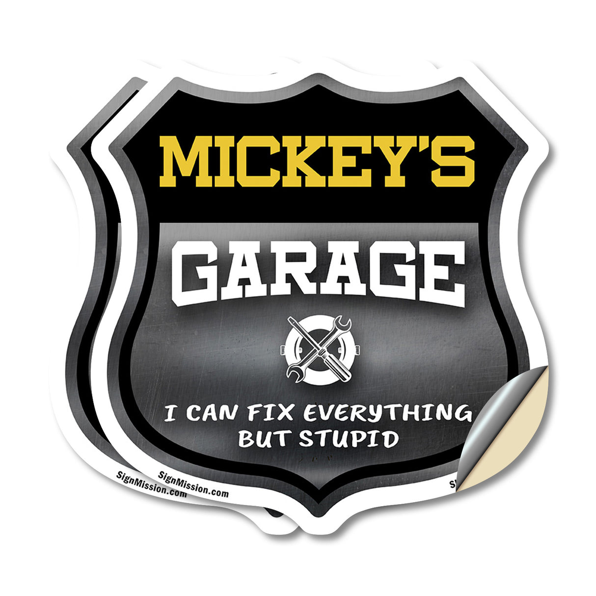 Mickey's Garage I Can Fix Everything But Stupid