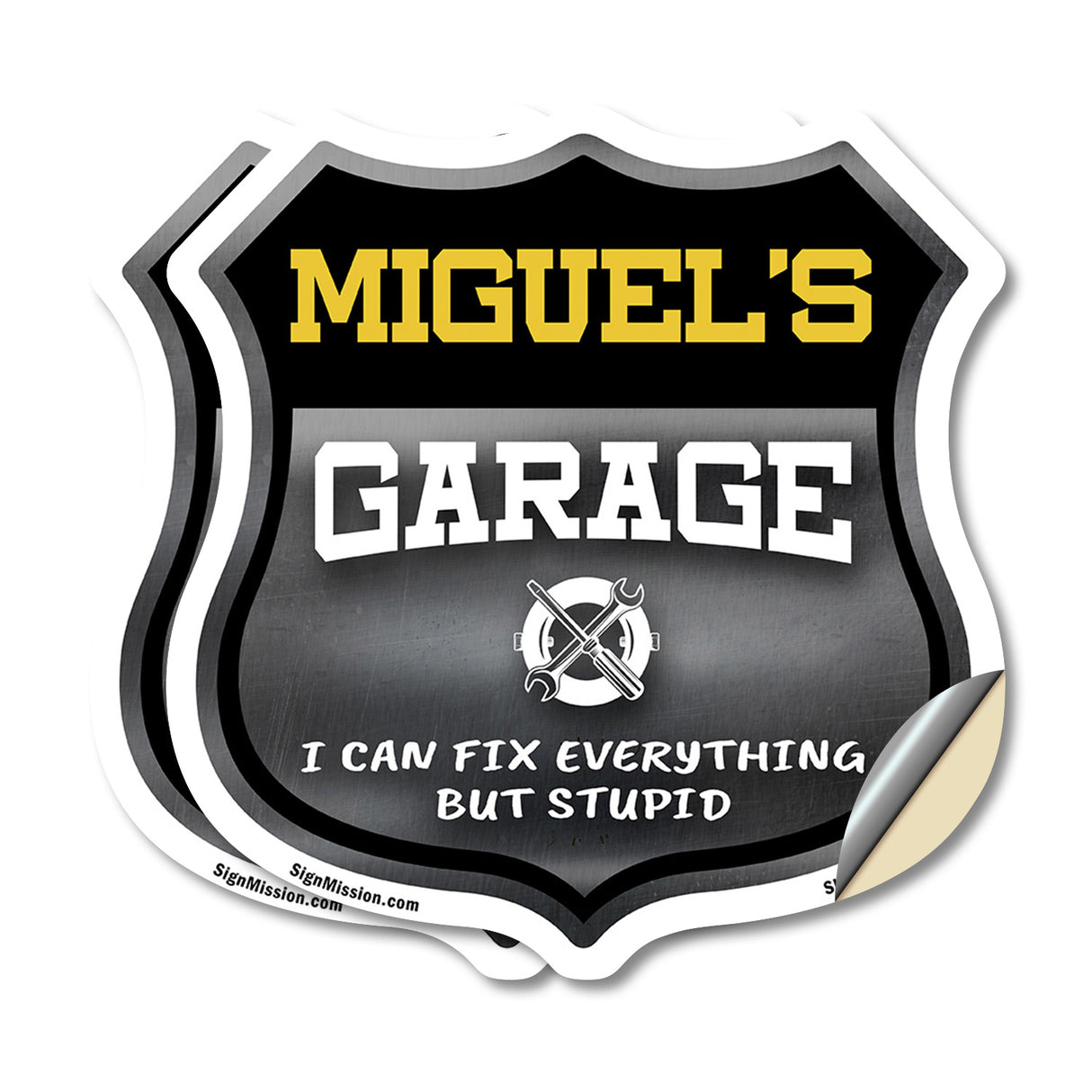 Miguel's Garage I Can Fix Everything But Stupid