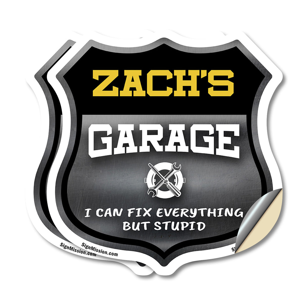 Zach's Garage I Can Fix Everything But Stupid