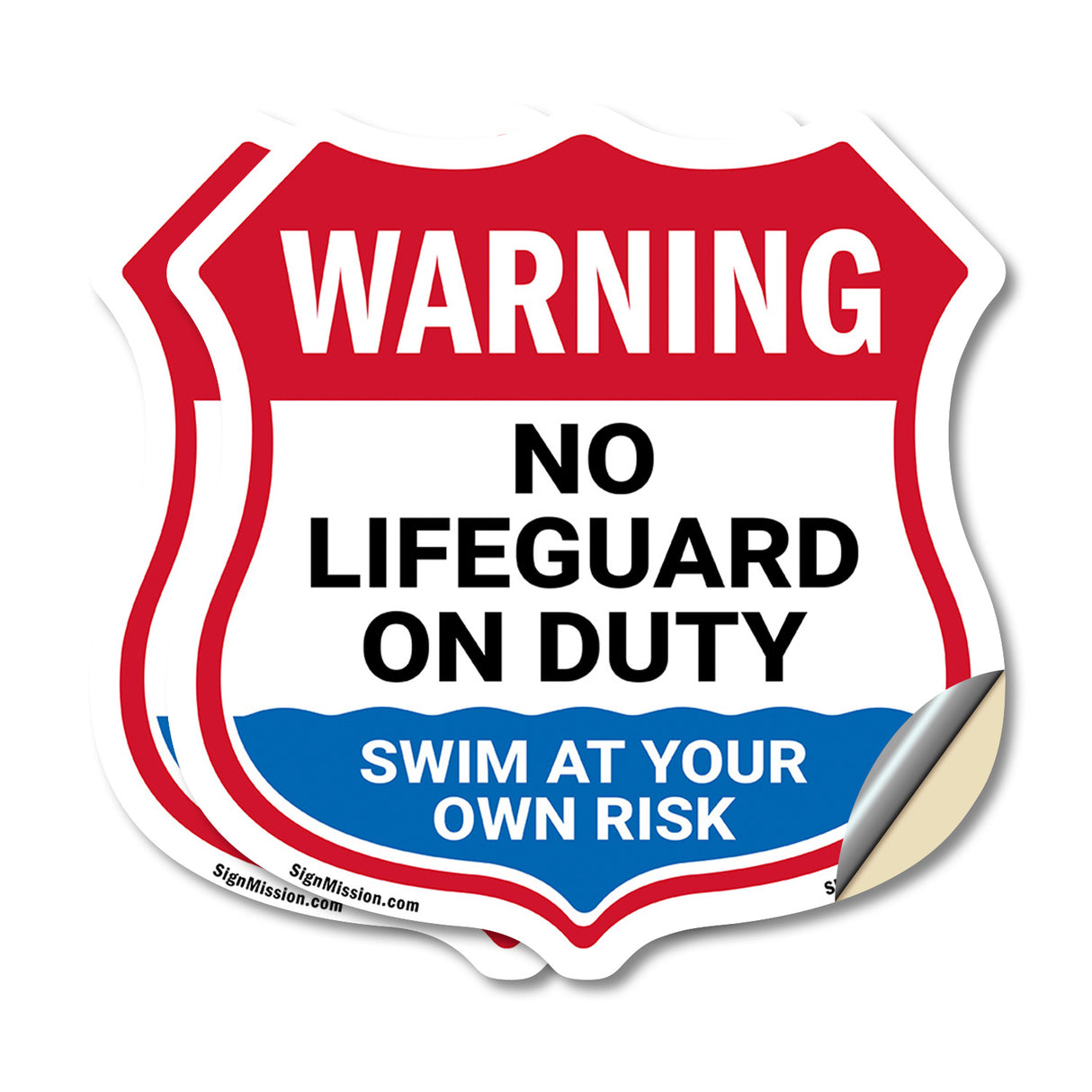 Warning No Lifeguard On Duty