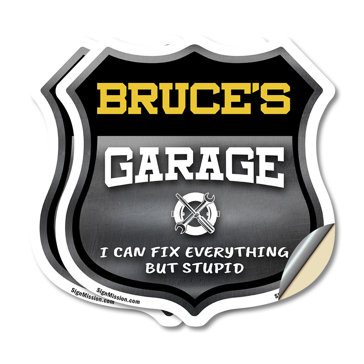 Bruce's Garage I Can Fix Everything But Stupid