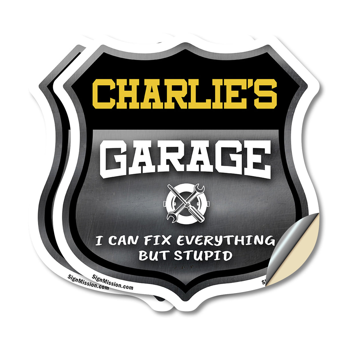 Charlie's Garage I Can Fix Everything But Stupid