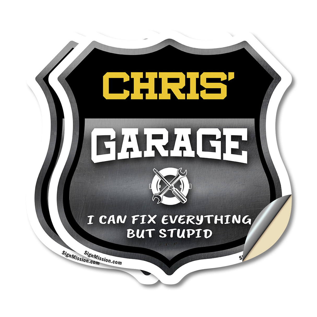 Chris's Garage I Can Fix Everything But Stupid