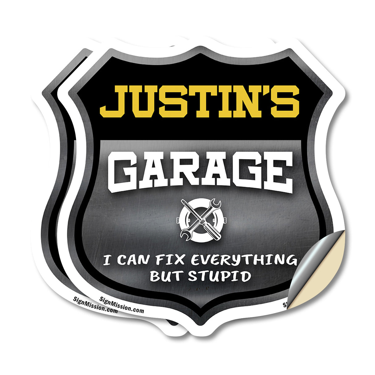 Justin's Garage I Can Fix Everything But Stupid