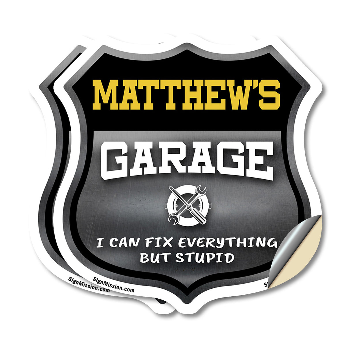Matthew's Garage I Can Fix Everything But Stupid