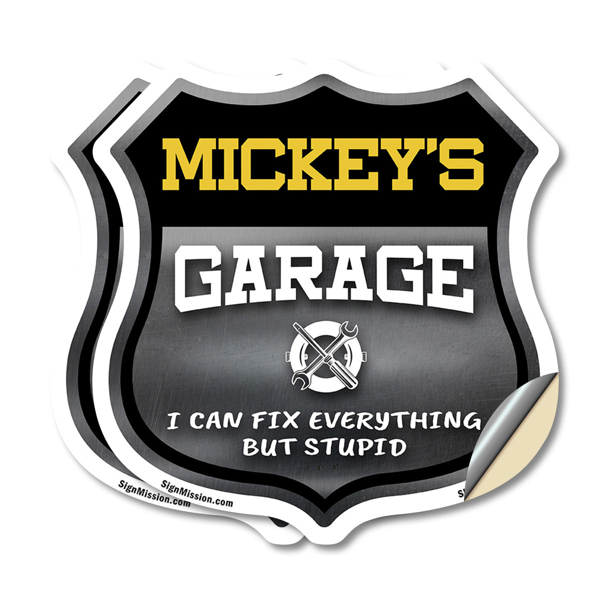 Mickey's Garage I Can Fix Everything But Stupid