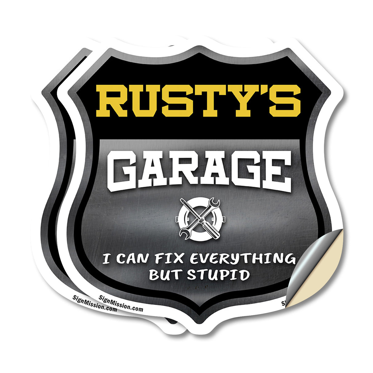 Rusty's Garage I Can Fix Everything But Stupid