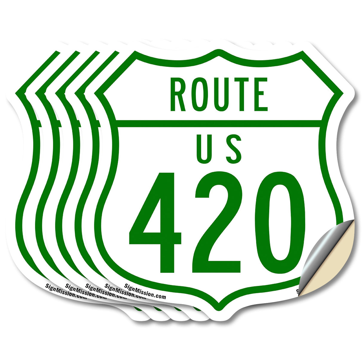 Route Marker Shield Sign Us 420