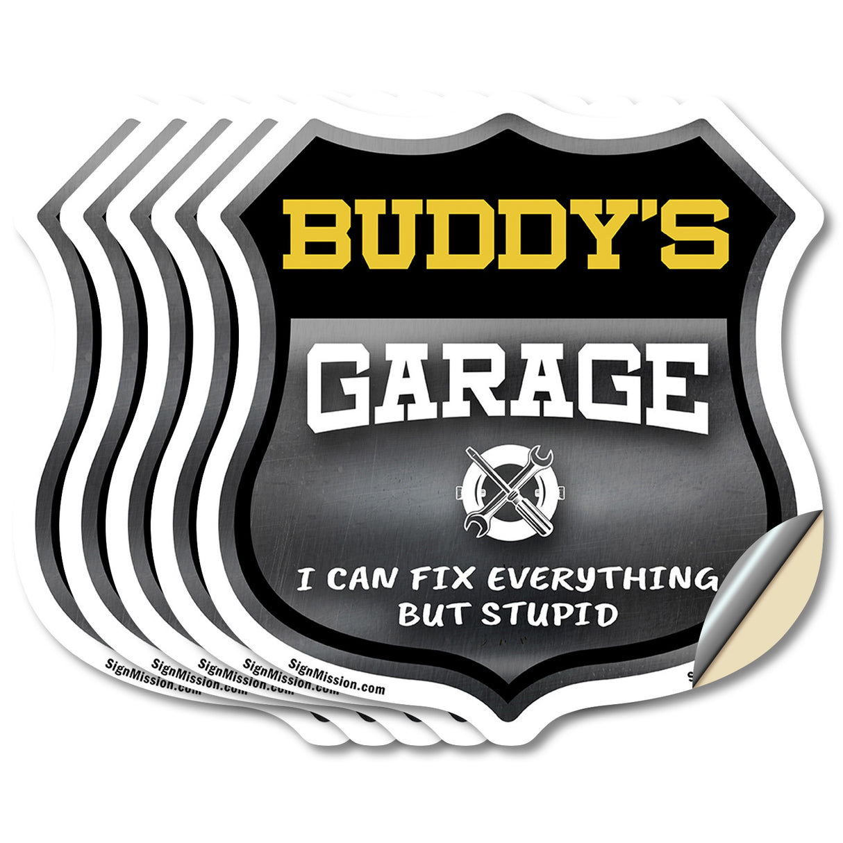 Buddy's Garage I Can Fix Everything But Stupid