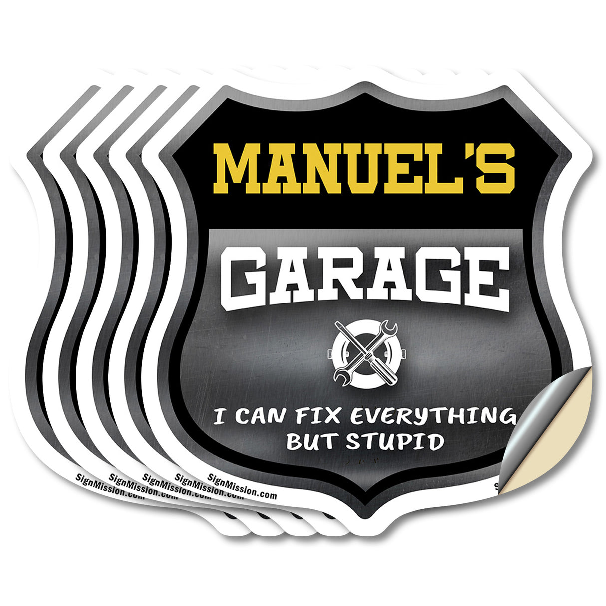 Manuel's Garage I Can Fix Everything But Stupid
