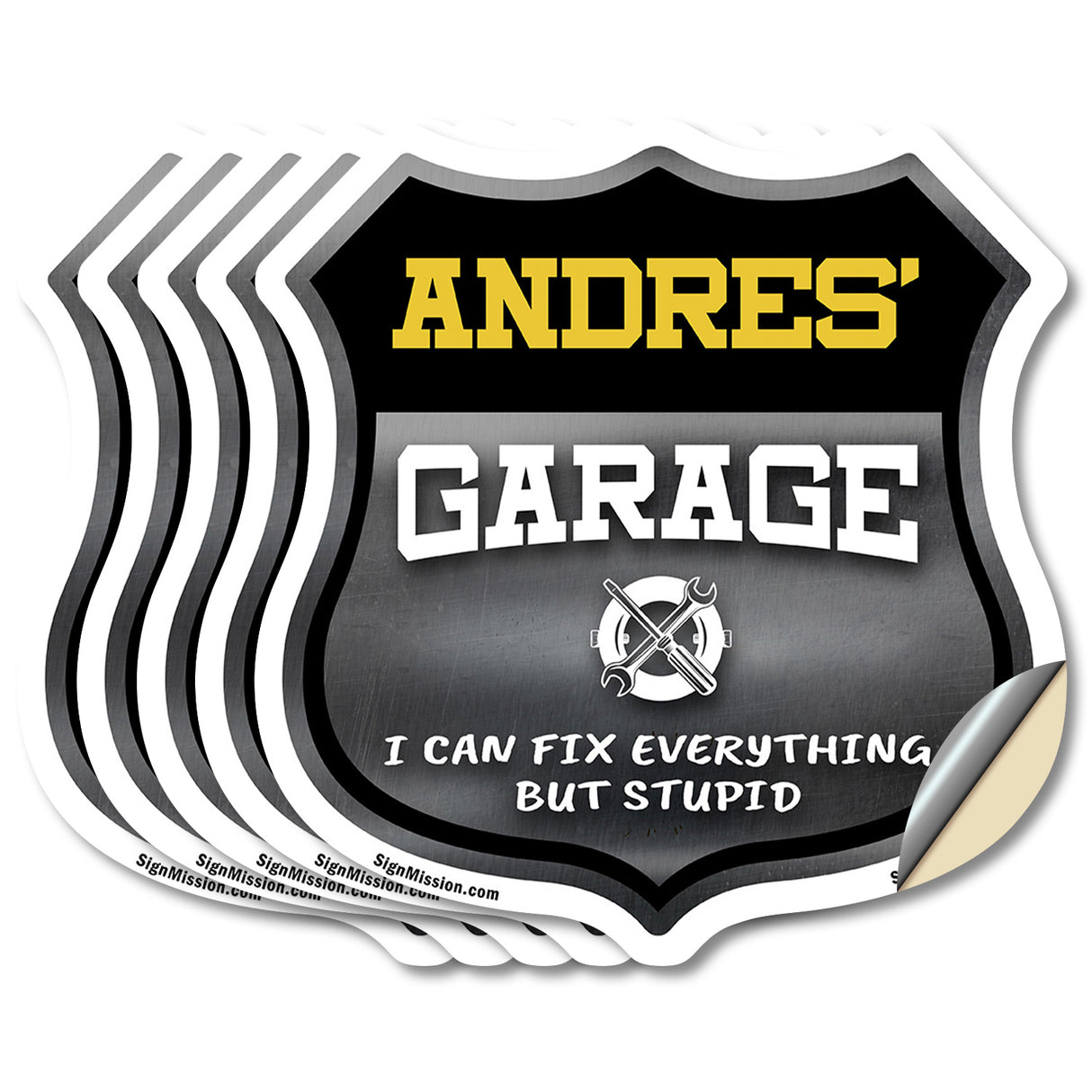 Andres's Garage I Can Fix Everything But Stupid