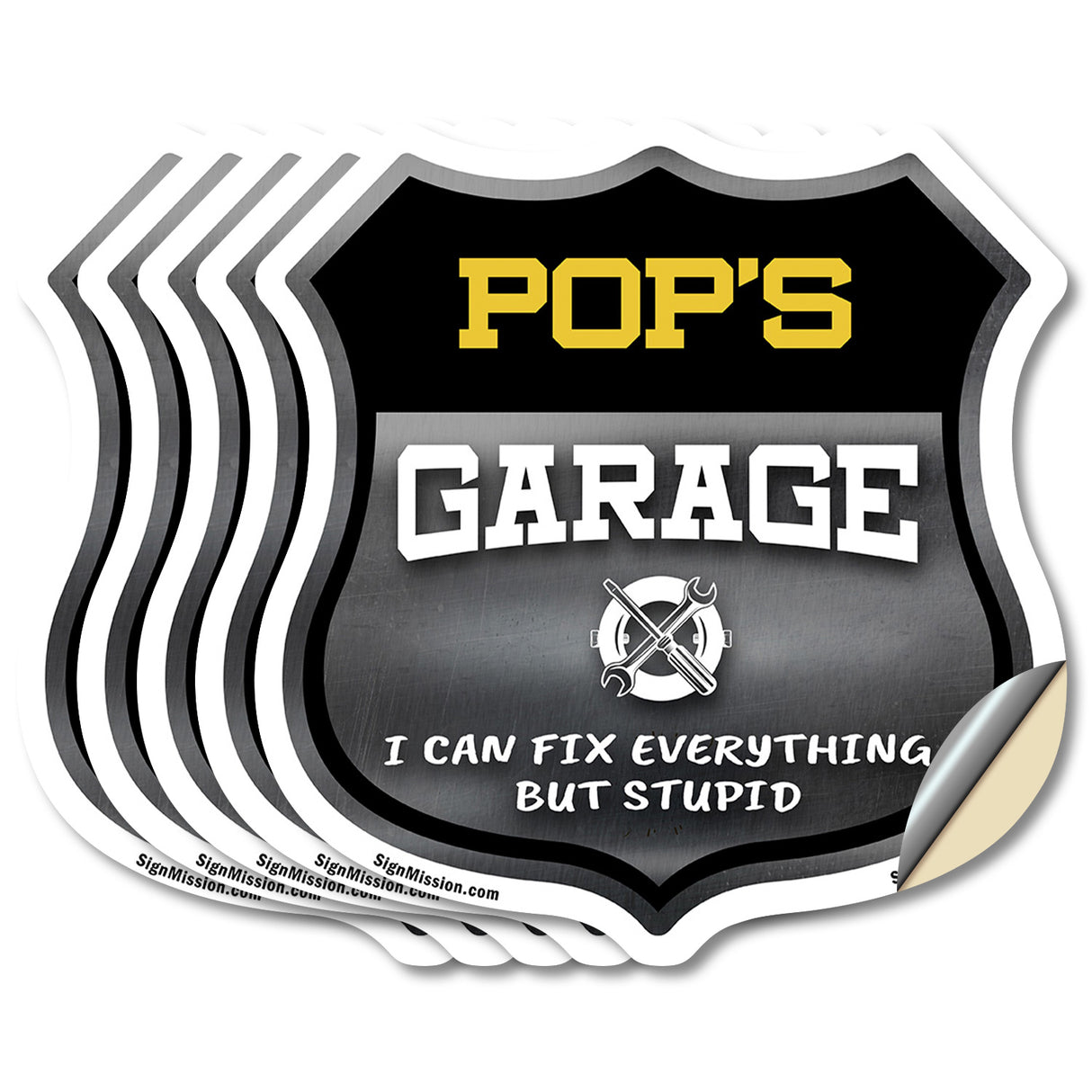 Pop's Garage I Can Fix Everything But Stupid