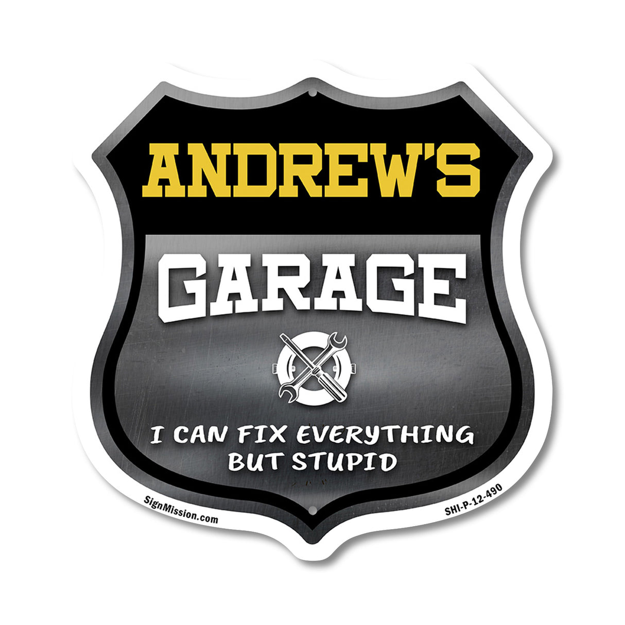 Andrew's Garage I Can Fix Everything But Stupid