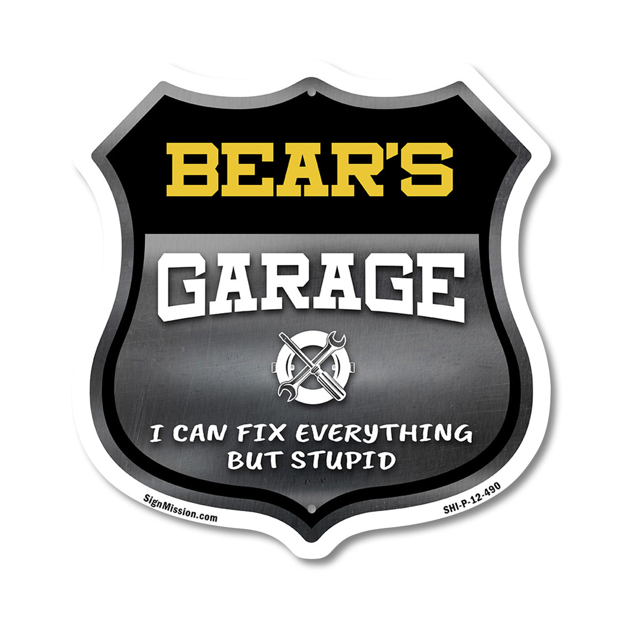Bear's Garage I Can Fix Everything But Stupid