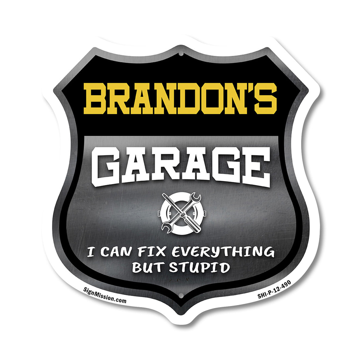 Brandon's Garage I Can Fix Everything But Stupid