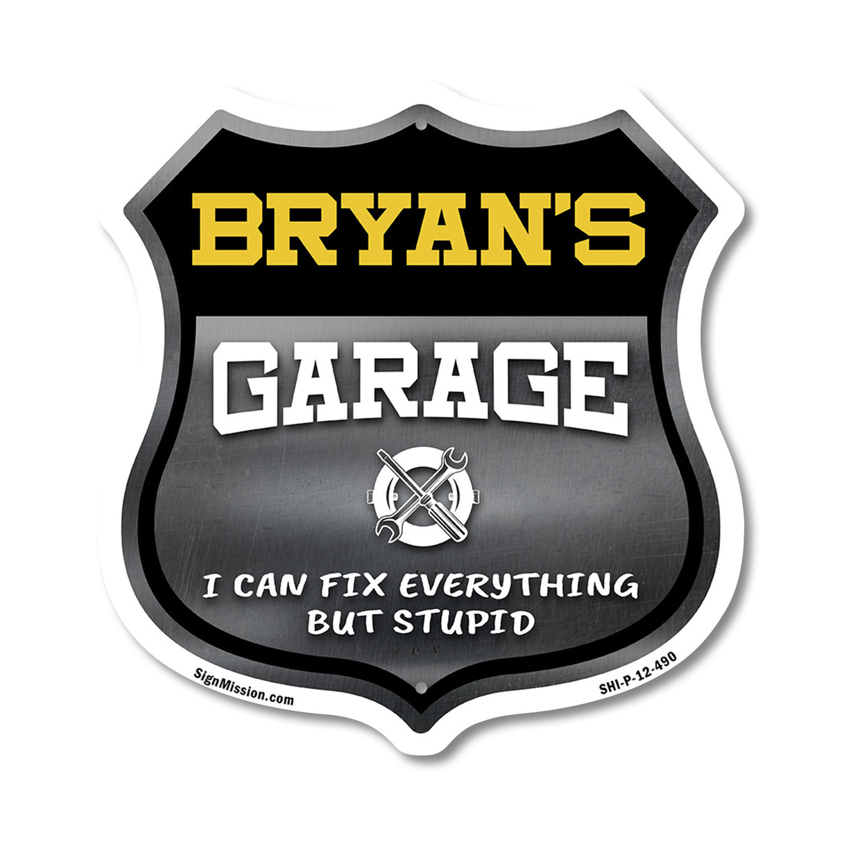 Bryan's Garage I Can Fix Everything But Stupid