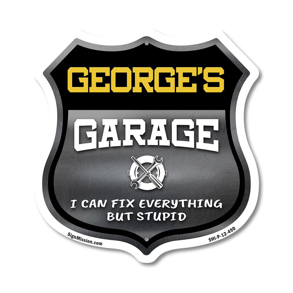 George's Garage I Can Fix Everything But Stupid