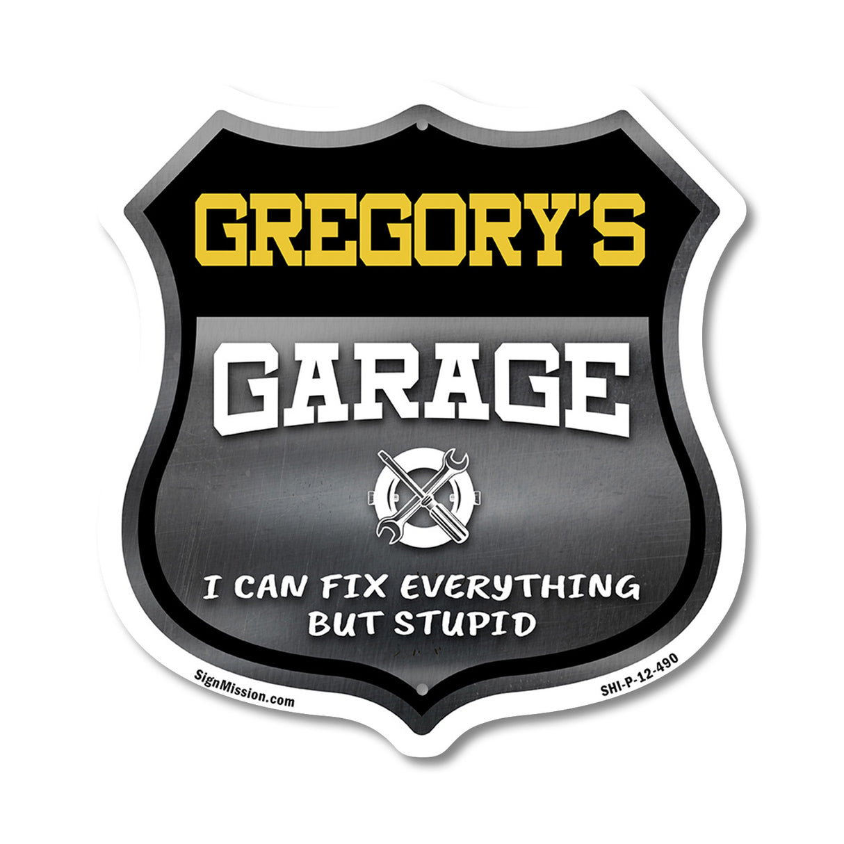 Gregory's Garage I Can Fix Everything But Stupid
