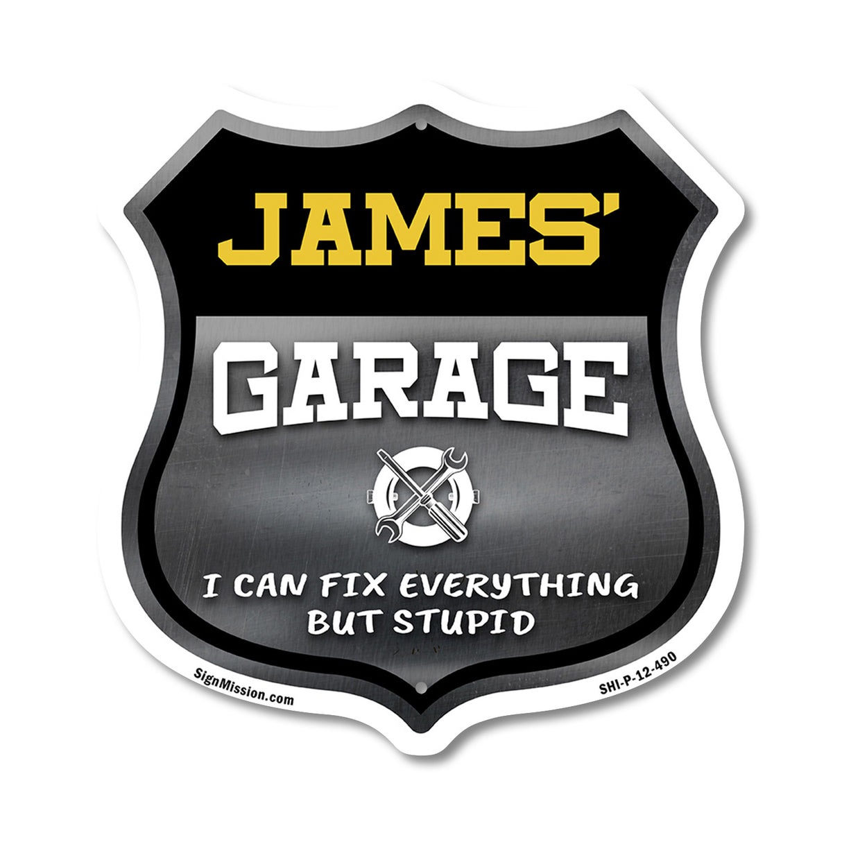 James's Garage I Can Fix Everything But Stupid