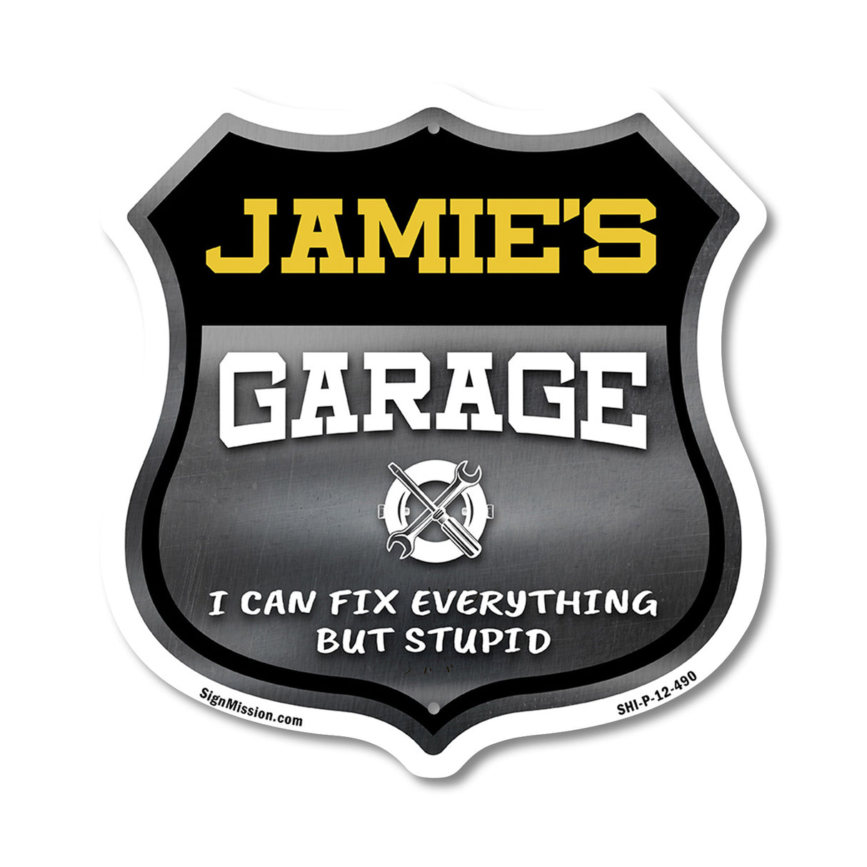 Jamie's Garage I Can Fix Everything But Stupid