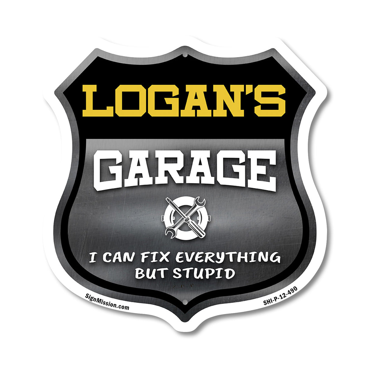 Logan's Garage I Can Fix Everything But Stupid
