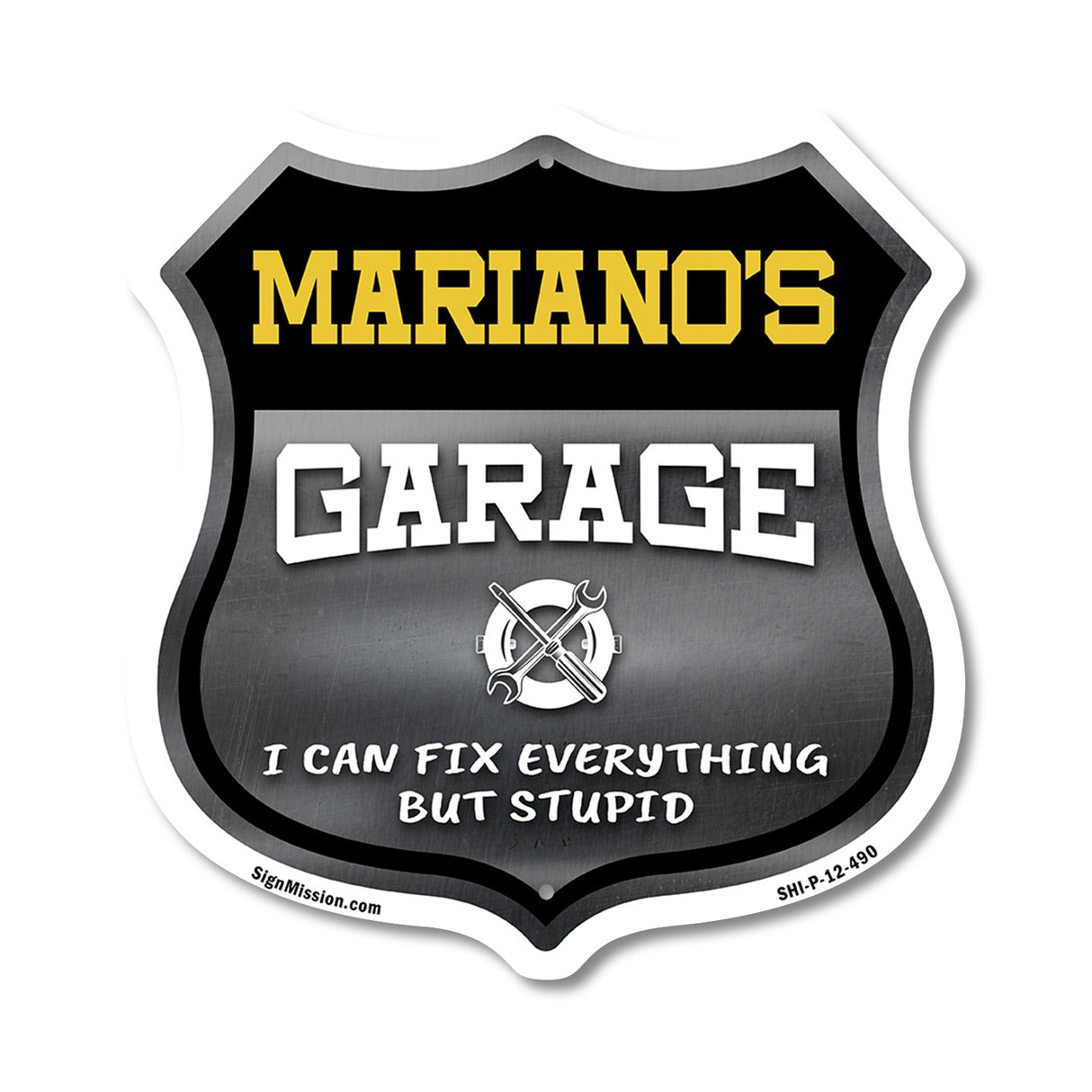 Mariano's Garage I Can Fix Everything But Stupid