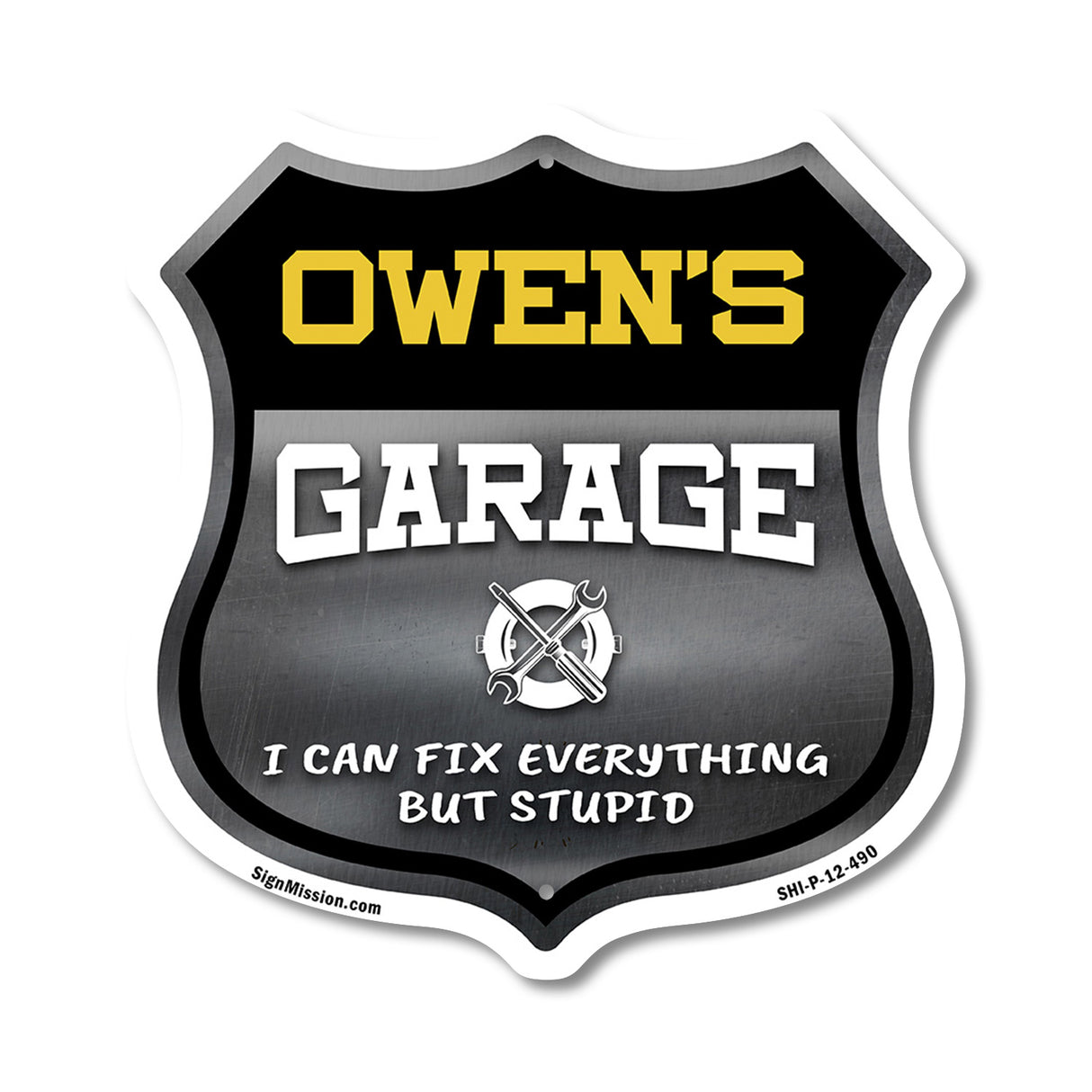 Owen's Garage I Can Fix Everything But Stupid
