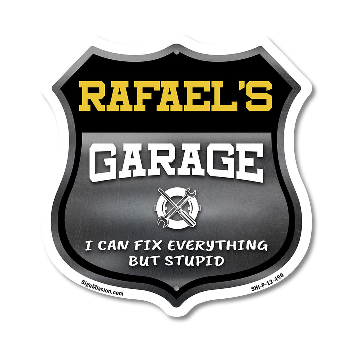 Rafael's Garage I Can Fix Everything But Stupid