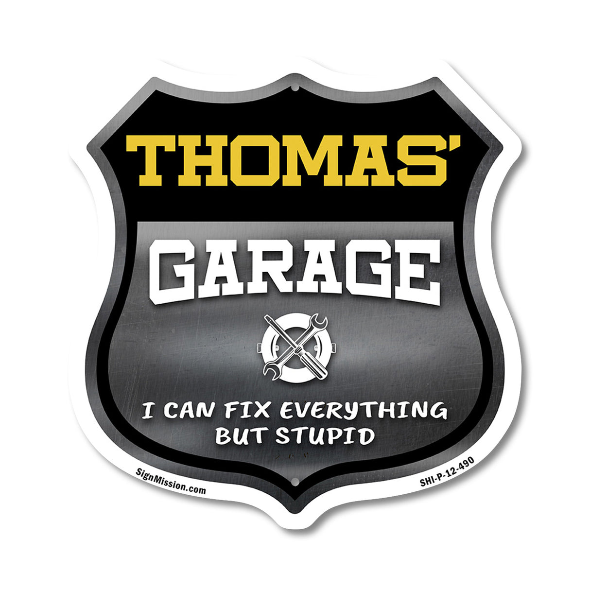 Thomas's Garage I Can Fix Everything But Stupid
