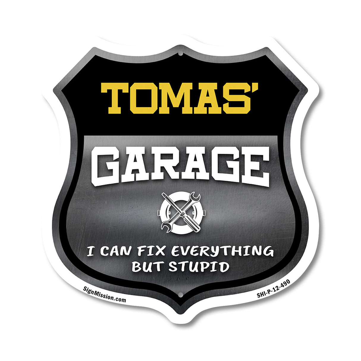 Tomas's Garage I Can Fix Everything But Stupid