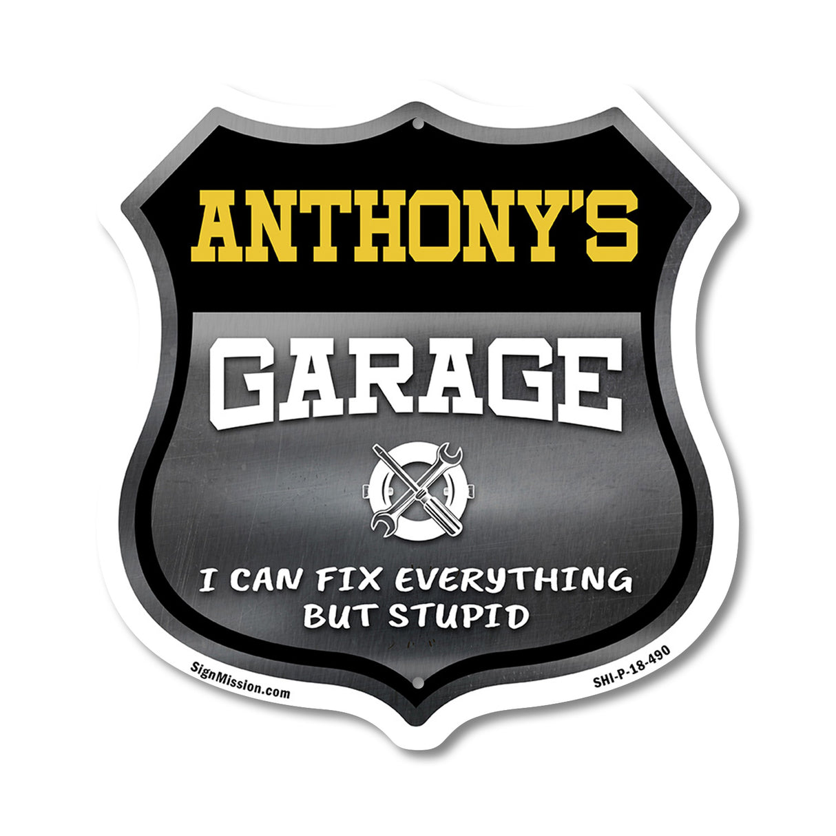 Anthony's Garage I Can Fix Everything But Stupid