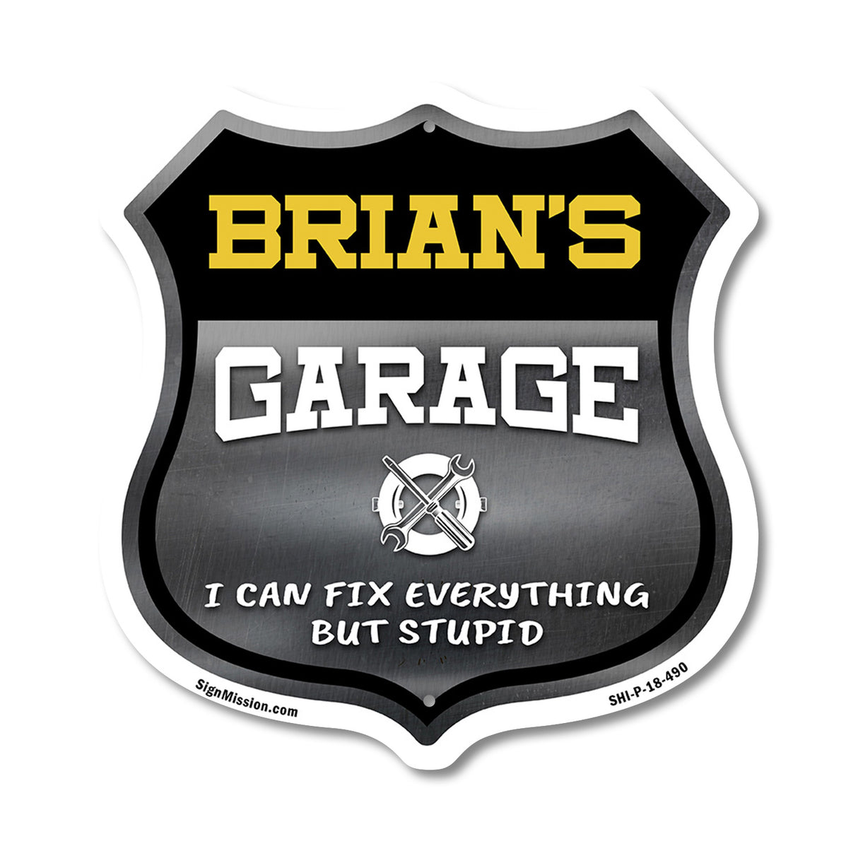 Brian's Garage I Can Fix Everything But Stupid