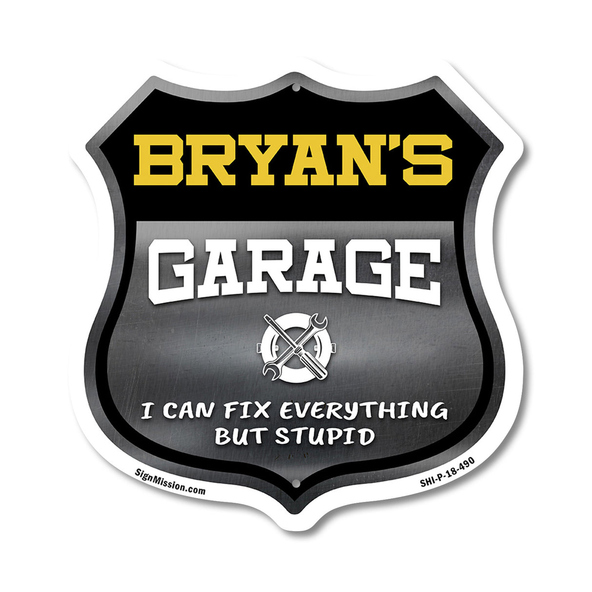 Bryan's Garage I Can Fix Everything But Stupid