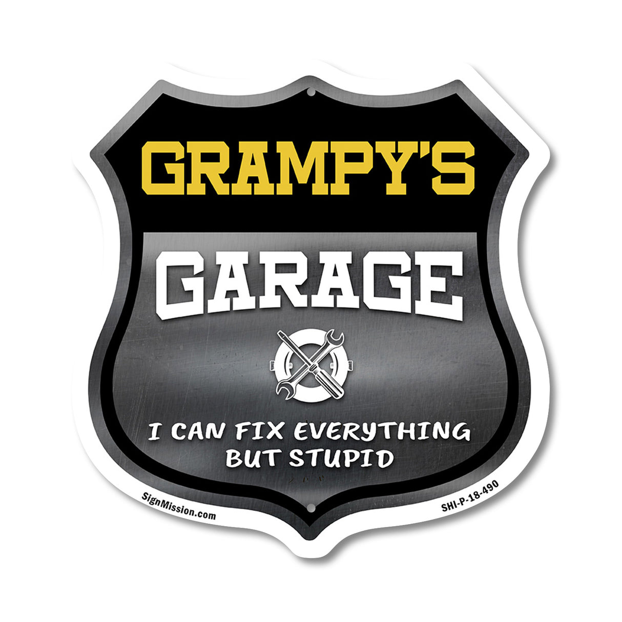 Grampy's Garage I Can Fix Everything But Stupid