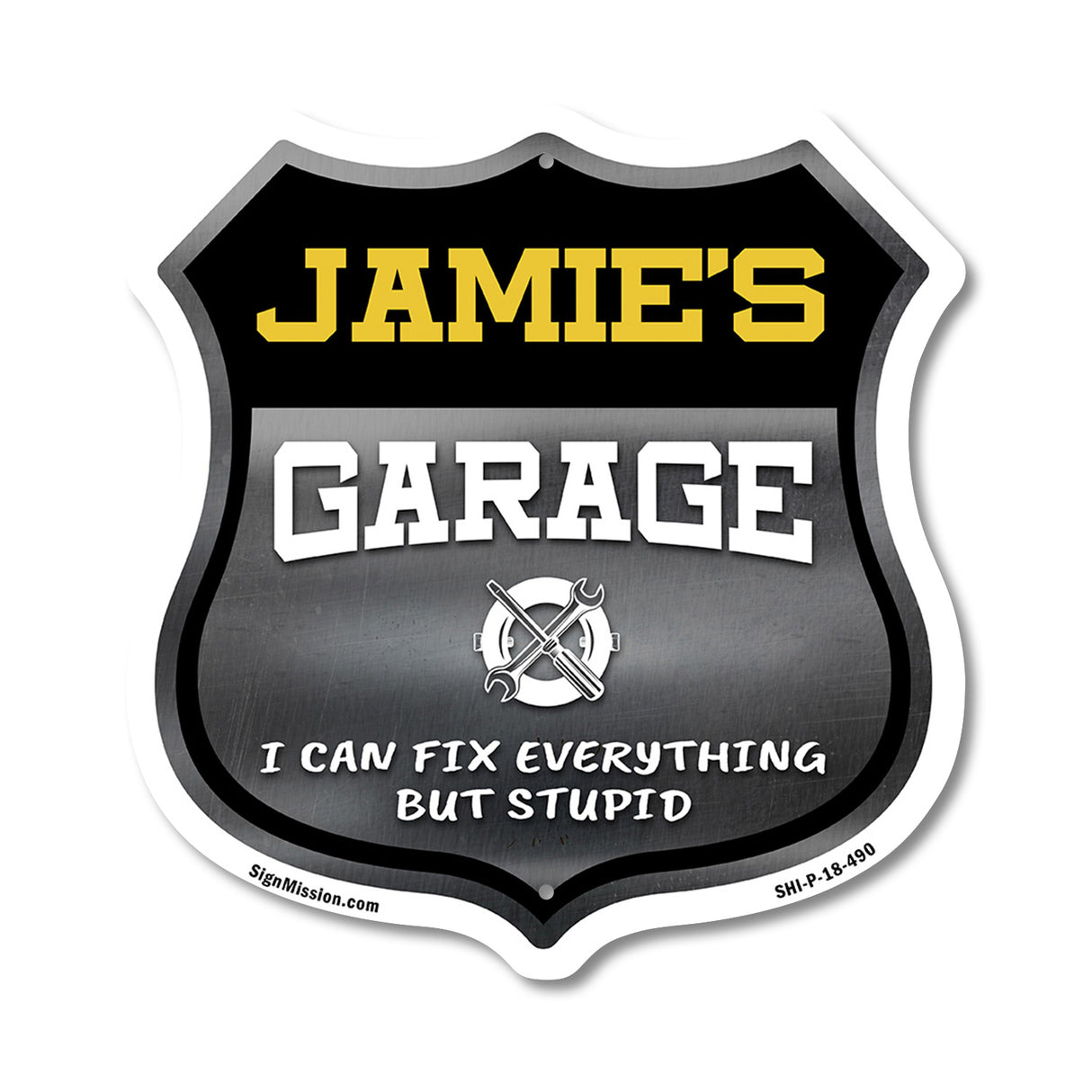 Jamie's Garage I Can Fix Everything But Stupid