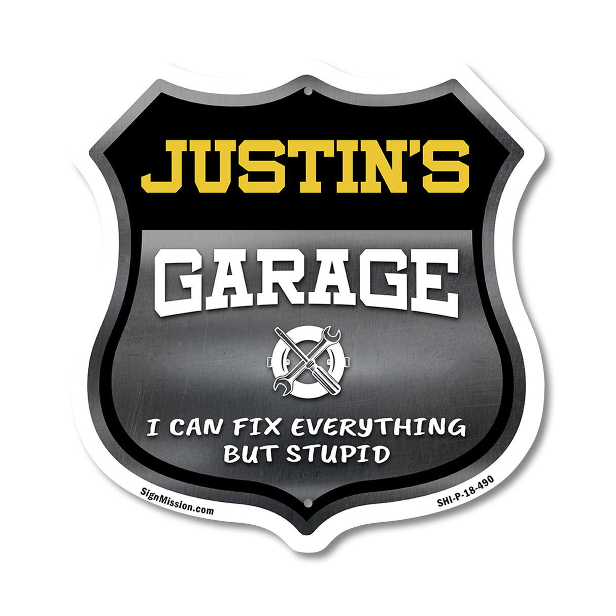 Justin's Garage I Can Fix Everything But Stupid