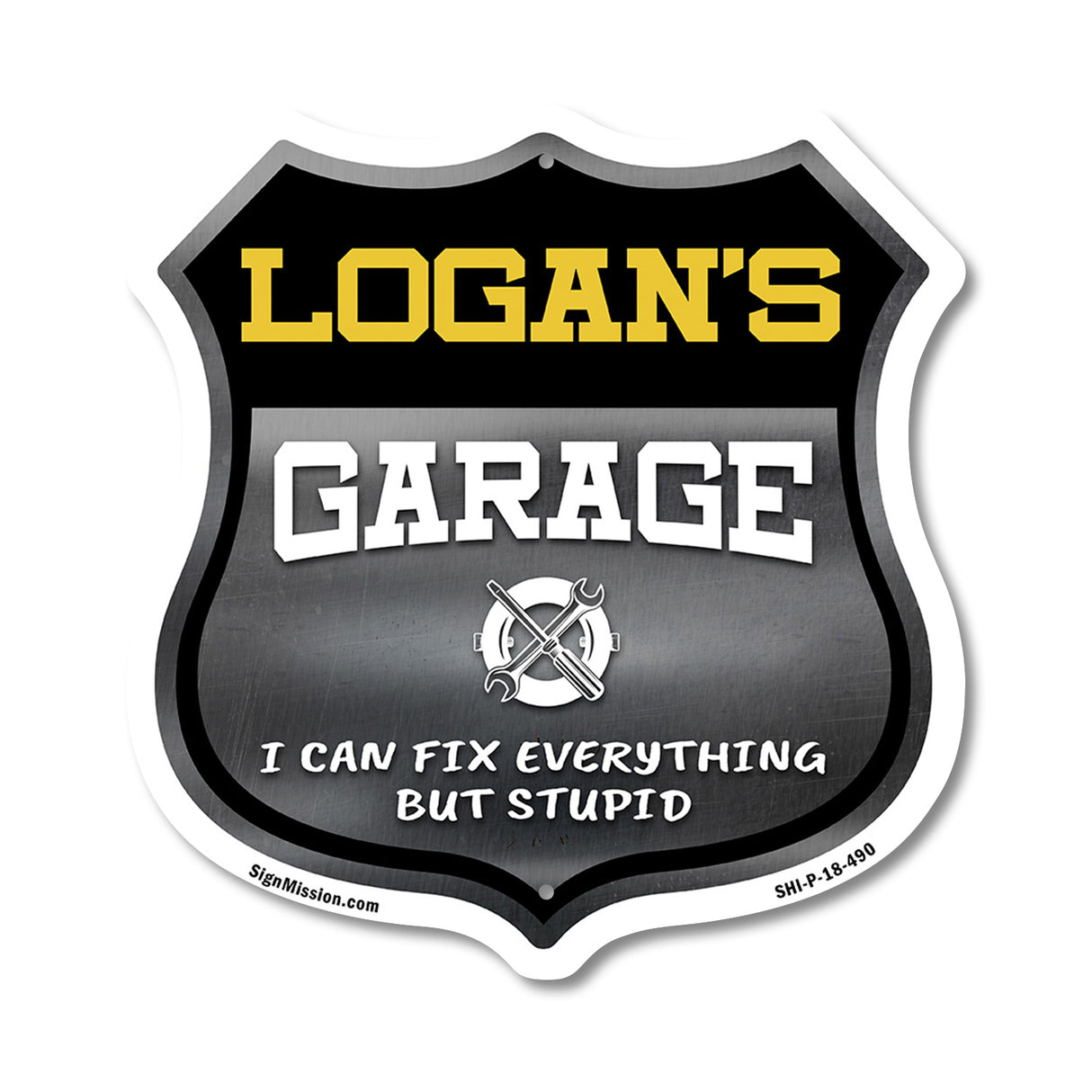 Logan's Garage I Can Fix Everything But Stupid