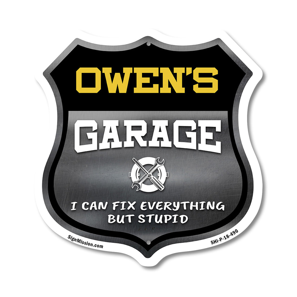 Owen's Garage I Can Fix Everything But Stupid