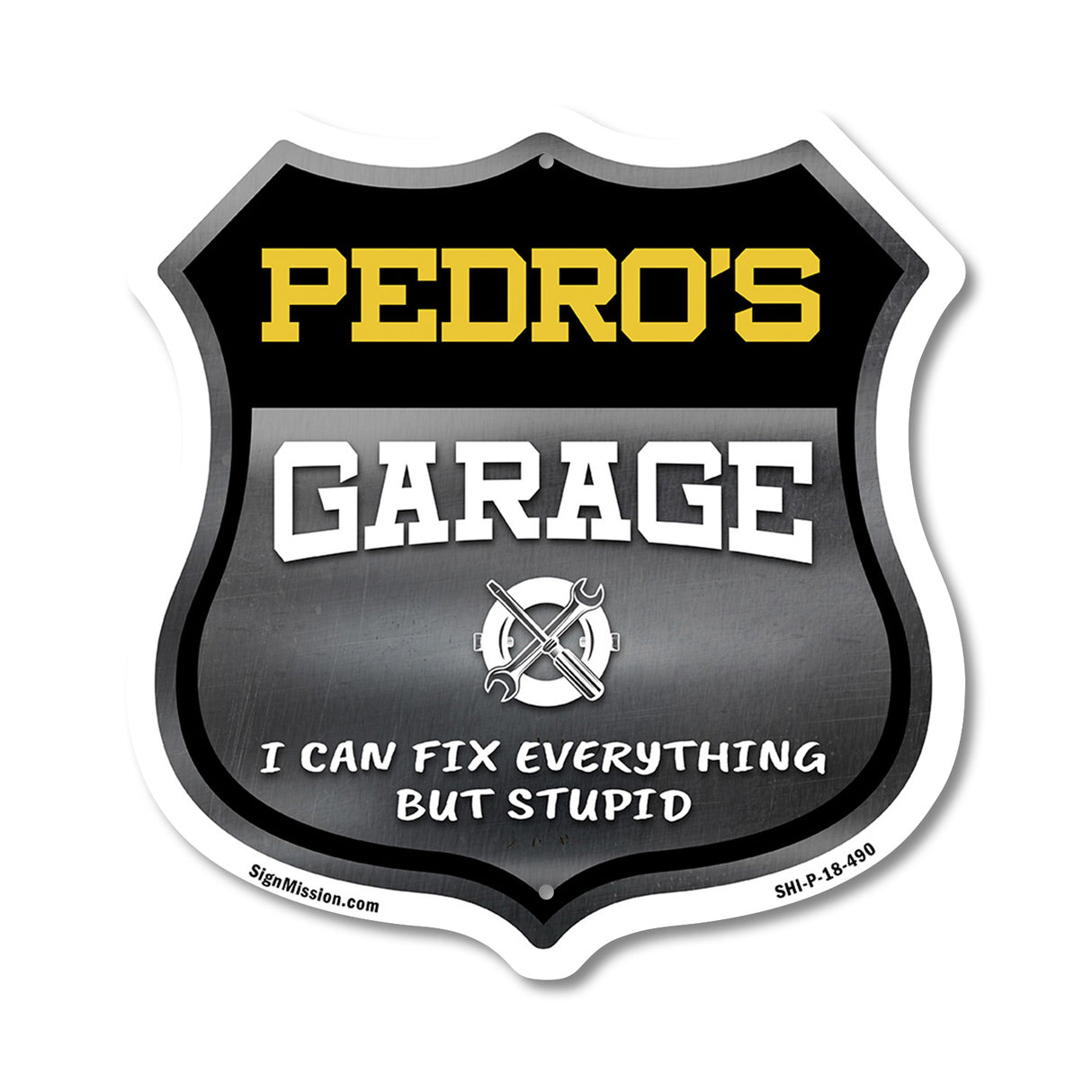Pedro's Garage I Can Fix Everything But Stupid