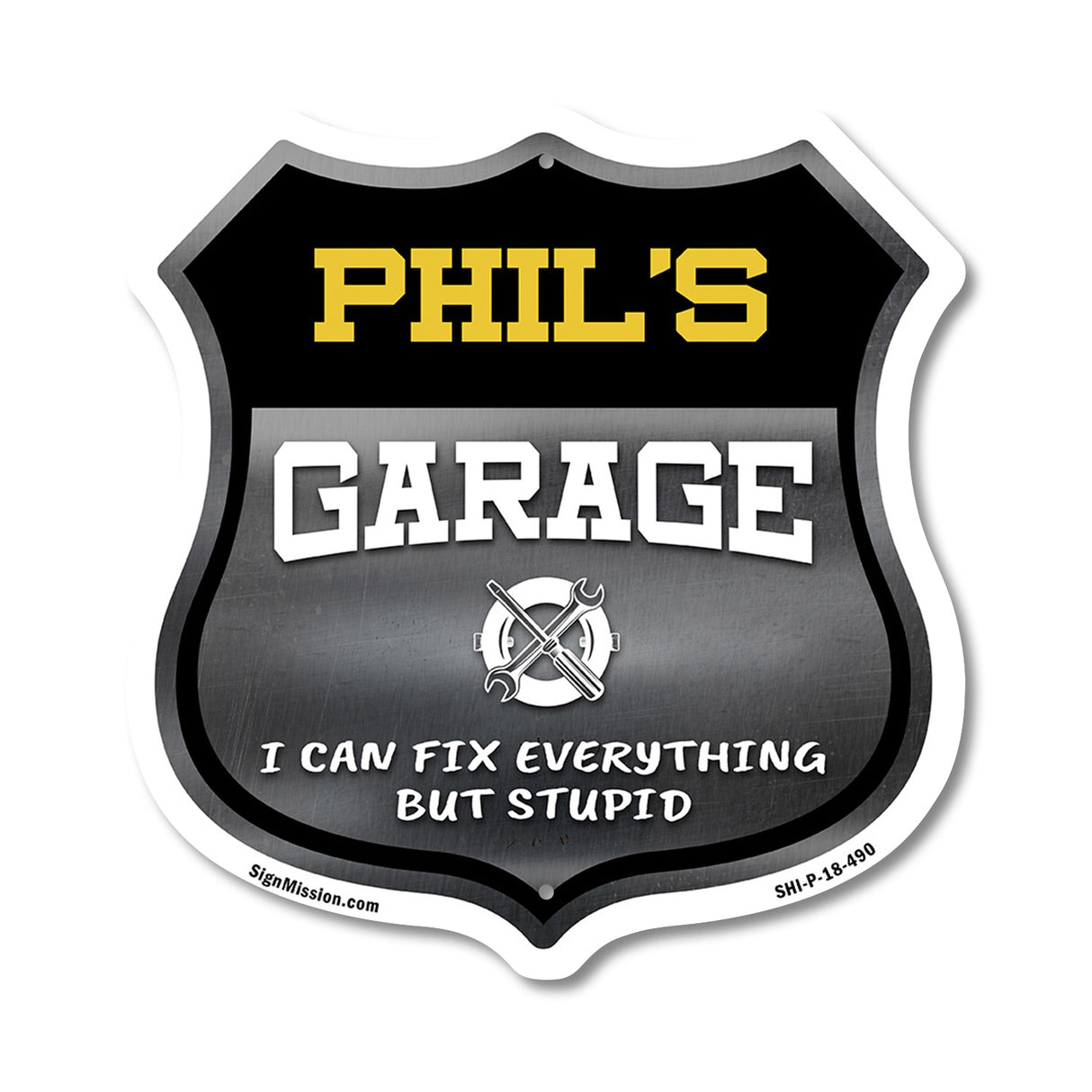 Phil's Garage I Can Fix Everything But Stupid