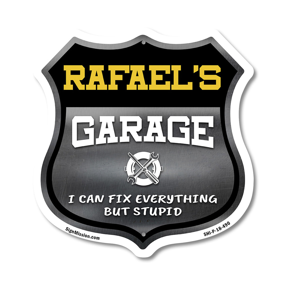 Rafael's Garage I Can Fix Everything But Stupid