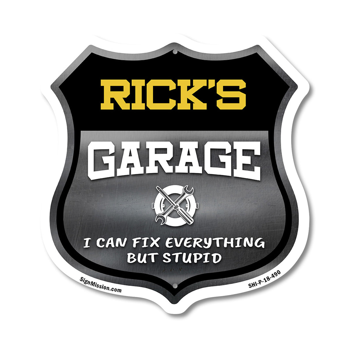 Rick's Garage I Can Fix Everything But Stupid