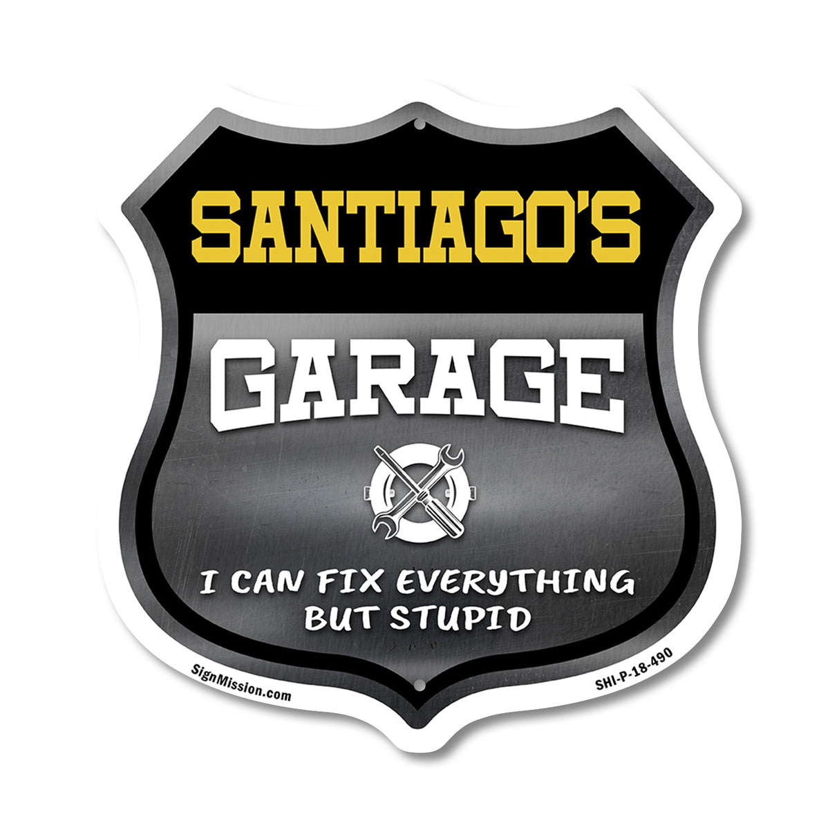Santiago's Garage I Can Fix Everything But Stupid